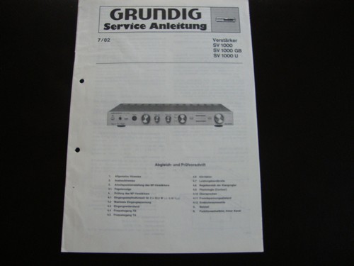 Original service manual - service,
