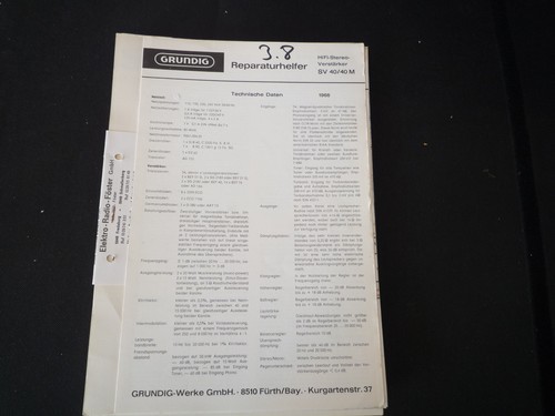 Original service manual - original,