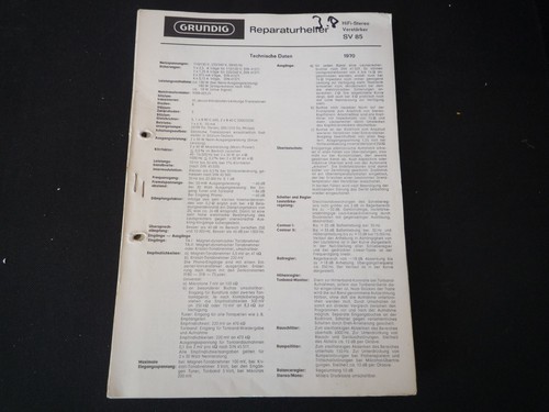 Original service manual - original,