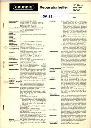 Grundig service manual für - manual, sv