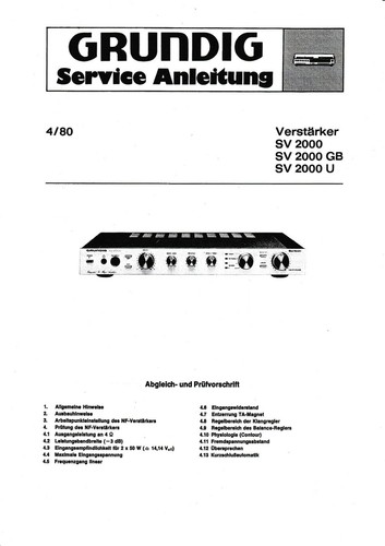 Service schema für - für, sv