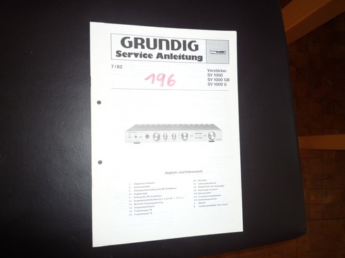 Original service manual - service,